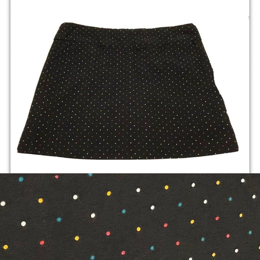 Zac & Rachel Activewear Women Sz 14 Stretch Tennis Golf Skort Polka Dot